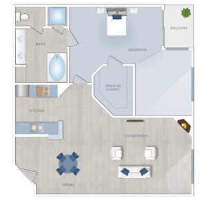 The Summit Apartments in Hollywood The Summit Apartments in Hollywood offers a floor plan of a house for rent.